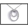 Adorable 14K White Gold Diamond Pendant #1583095