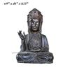 Vintage Ming Dynasty Bronze Kwan Yin Statue #1583525