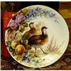 Image 1 : Limoges France Porcelain Charger Bird Painted #1583561