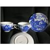 Image 1 : ANTIQUE JAPANESE BLUE & WHITE CUPS & SAUCERS  #1583602