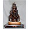 Image 1 : GODDESS SCULPTURED WOOD CARVING, KALI,OR #1593064