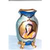 Image 1 : Antique  European Porcelain Portrait Vase #1593301