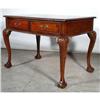 Image 1 : CHIPPENDALE BALL CLAW 2 DR WRITING DESK TABLE #1593463
