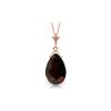 Image 1 : Genuine 5.1 ctw Garnet Necklace 14KT Rose Gold - REF-22Y2F