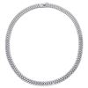 Image 1 : Natural 5.57 CTW Diamond Necklace 14K White Gold - REF-1011X6T