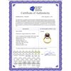 Image 2 : Genuine 5.28 ctw Amethyst & Diamond Ring 14KT Yellow Gold - REF-83A3K