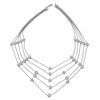 Image 1 : Natural 2.50 CTW Diamond Necklace 14K White Gold - REF-311N4Y