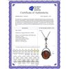 Image 2 : Genuine 4.2 ctw Garnet Necklace 14KT White Gold - REF-22K3V