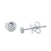 Image 1 : Natural 0.05 CTW Diamond Earrings 14K White Gold - REF-15F3M