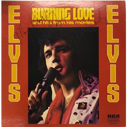 Signed Elvis Presley Burning Love Vinyl