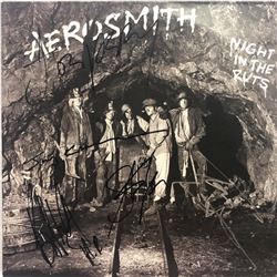 Signed Aerosmith Night In The Ruts Vinyl