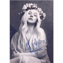 Christina Aguilera Signed Photo