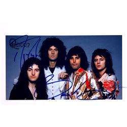 Brian May Roger Taylor Autograph Signed Photo