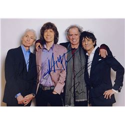 Rolling Stone Mick Jagger Photo Autographed Signed