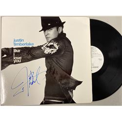 Autograph Signed Justin Timberlake Like I Love You Vinyl