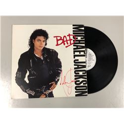 Autograph Signed Michael Jackson Bad Vinyl