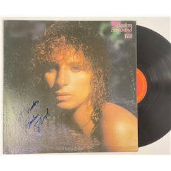 Autograph Signed Barbra Streisand Wet Vinyl