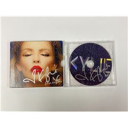 Autograph Signed Kylie Minogue Kiss Me Once CD