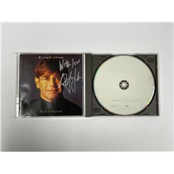 Autograph Signed Elton John Made in England CD