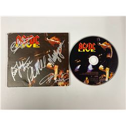 Autograph Signed ACDC Live CD