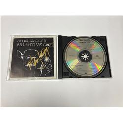 Autograph Signed Mick Jagger Primivtive Cool CD