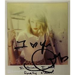 Autograph Signed Taylor Swift 1989 Photo Card