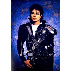 Autograph Signed Michael Jackson Photo