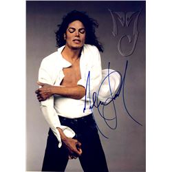 Autograph Signed Michael Jackson Photo