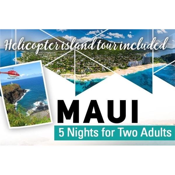 Maui 5 Nights for 2 Adults