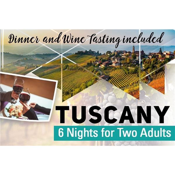 Tuscany Trip for 2 Adults