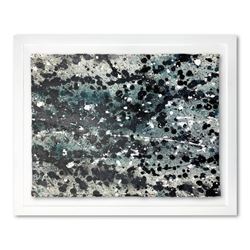 Wyland, "Splash 19" Framed Original Watercolor Painting, Hand Signed with Letter