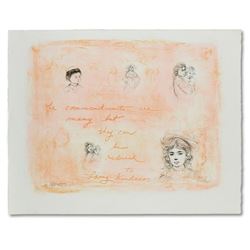 Edna Hibel (1917-2014), "Through the Generations" Limited Edition Lithograph, Nu