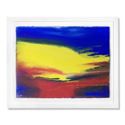 Wyland, "Abstracting 4" Framed Original Watercolor Painting Hand Signed with Let