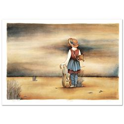 Haya Ran, "Our Lost Childhood Days" Hand Signed Limited Edition Serigraph with L