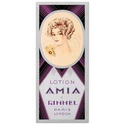 RE Society, "Rimmel-Lotion Amia" Hand Pulled Lithograph. Includes Letter of Auth