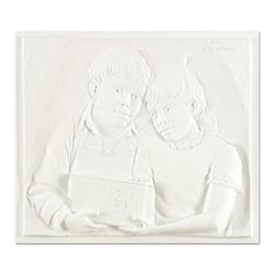 Bill Mack, "Sharing" Limited Edition Monotype Relief Sculpture from an AP Editio