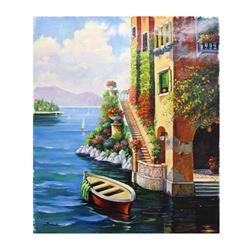 Alexander Borewko, "You Will Find Me" Hand Signed Original Oil on Canvas; COA