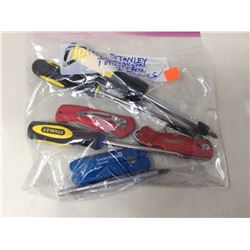 Stanley Screwdrivers, Utility Tool and Pocket Knives