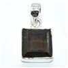 Image 1 : Silver Smokey Quartz(7.2ct) Pendant (~weight 4.9g), Suggested Retail Value $160