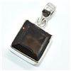 Image 3 : Silver Smokey Quartz(7.2ct) Pendant (~weight 4.9g), Suggested Retail Value $160