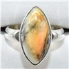 Image 1 : Silver Oster Muhave Turquoise(7.4ct) Ring (~weight 4.55g), Suggested Retail Value $150