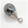 Image 1 : Silver Tahitian Pearl (13-15Mm) Pendant (Estimated Selling Price from $60 to $120)