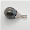 Image 2 : Silver Tahitian Pearl (13-15Mm) Pendant (Estimated Selling Price from $60 to $120)