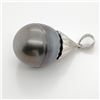 Image 3 : Silver Tahitian Pearl (13-15Mm) Pendant (Estimated Selling Price from $60 to $120)