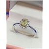 Image 3 : Rare Canary Diamond Solitaire .86ct engagement wedding ring with apprasial certificateÂ $11,200.00