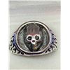 Image 3 : Ghost Rider Sterling Silver Skull Ring