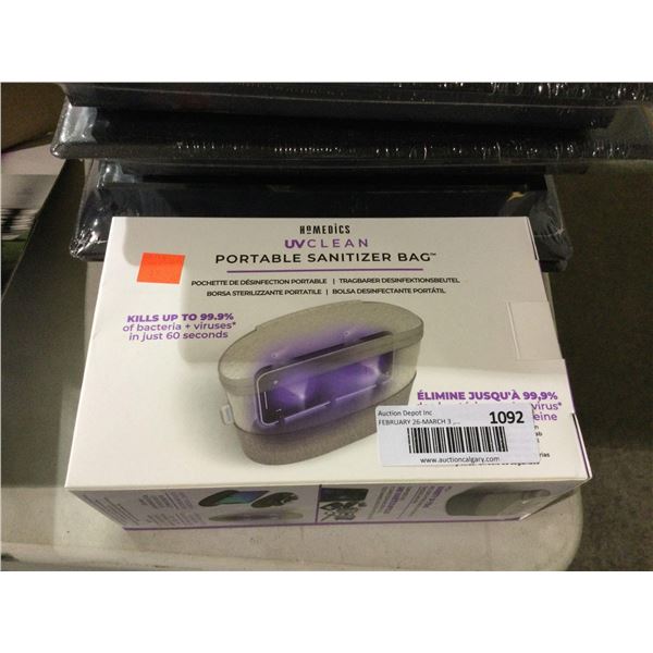 Homedics UV Clean Portable Sanitizer BagÂ 