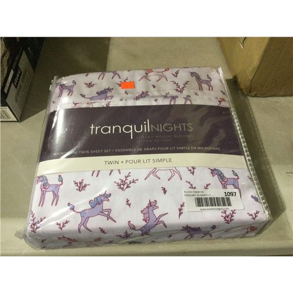 Tranquil Nights Twin Size Sheet SetÂ 