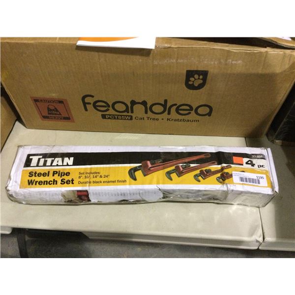 Titan Steel Pipe Wrench SetÂ 