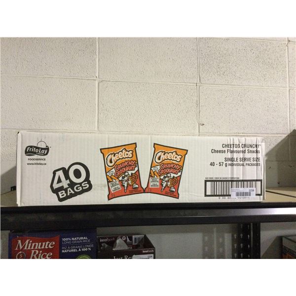 Case of Cheetos Crunchy Snacks (40 x 57g)Â 